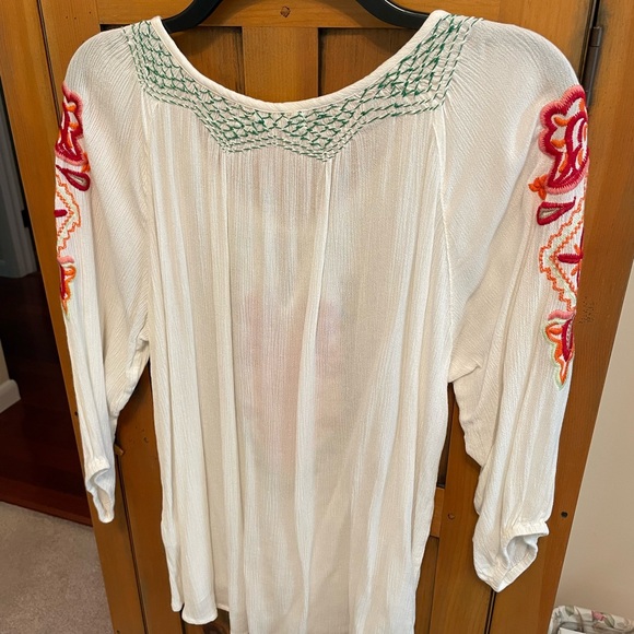Stitch Fix HAZEL Gauze Embroidered Top - Size M - Picture 8 of 12